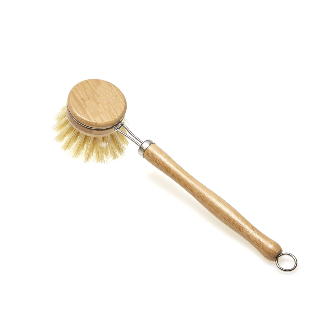 Wooden & Sisal Dish Brush
