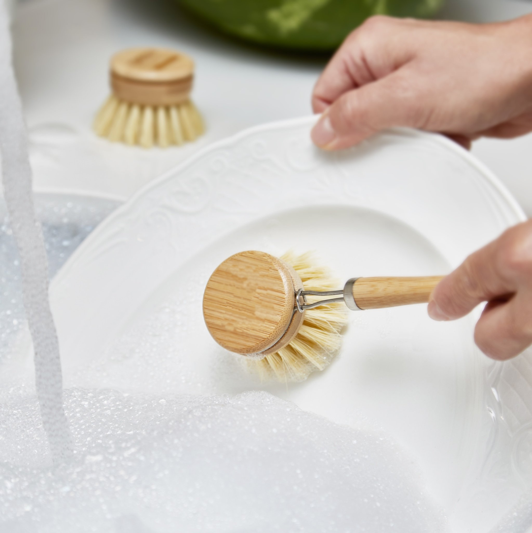 Wooden & Sisal Dish Brush