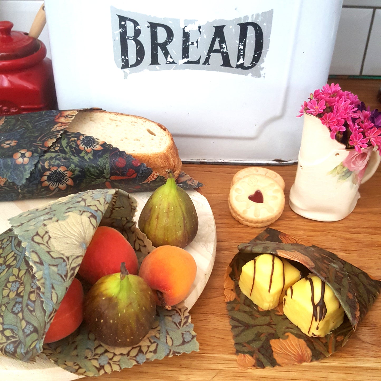Set of 3 Beeswax Food Wraps