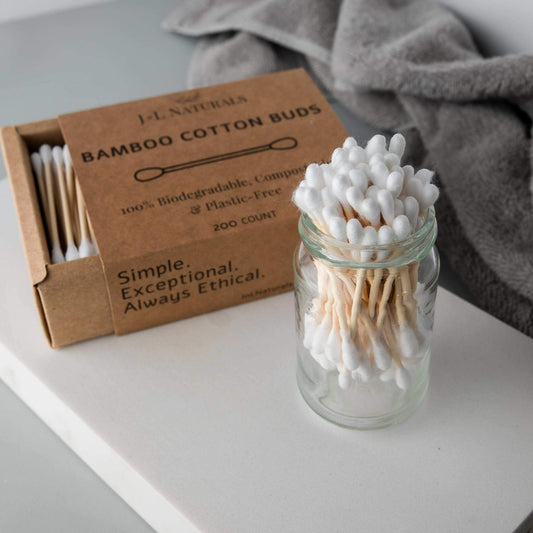 Bamboo Cotton Buds (200-Pack)