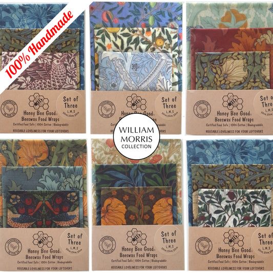 Set of 3 Beeswax Food Wraps